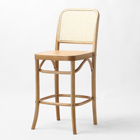 Beech  Hoffman Bar Chair